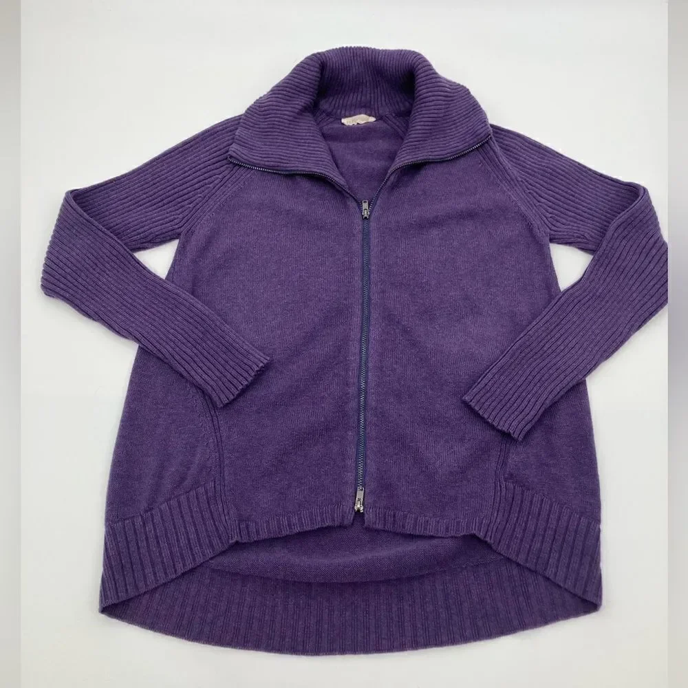 Eileen Fisher organic cotton Sweater Cardigan Long Sleeve | size small